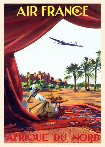 Air france 1950 afrique - france,