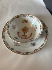 LIMOGES FRANCE ancienne tasse souvenir de communion