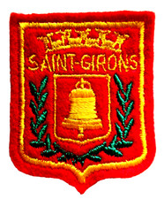 ECUSSON MACON♦️ARIEGE♦️ OCCITANIE♦️ Brodé ♦️