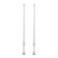  2 Pcs Tringl Réglable Tringle À Rideau Porte Tringles Rideaux Fenêtre