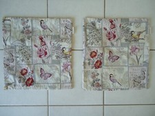 HOUSSES COUSSIN SAFECO COTON PAPILLON MESANGE ROSE IRIS