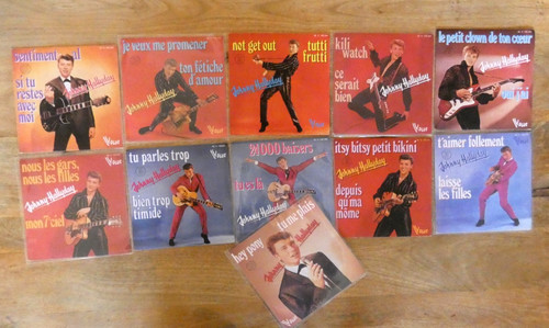 Lot johnny hallyday - 11, sp