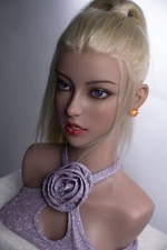 Realistic Sex Doll Head Mobile Jaw Real Oral Sex Hole Tongue Masturbator for Men