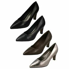 Chaussures De Ville À Talons Hauts En Cuir Pour Femmes : F9R0083