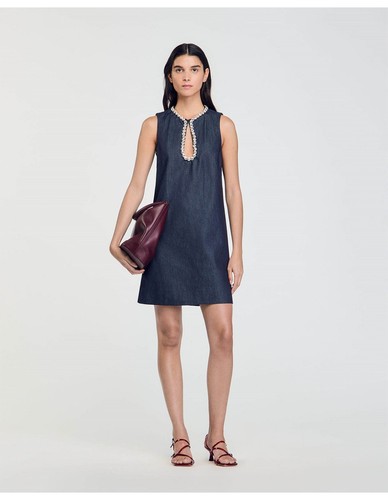 415 sandro paris twiggy woven - sandro,