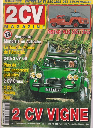 2cv magazine mehari - 2cv, vlis