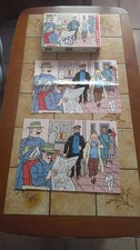 vintage puzzle TINTIN hotel cornavin  an 1994   réf: 555172 + poster complet