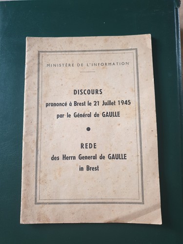 Fasicule officiel discours - du,