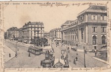 SUISSE SCHWEIZ GENEVE 403 rue du mont-blanc et poste timbrée 1915