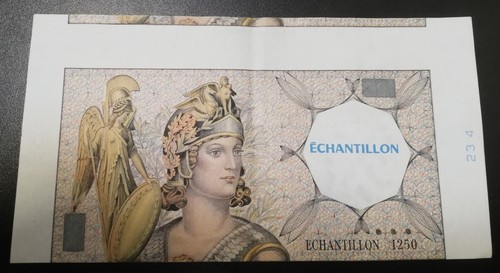 Billet fautée 100 francs - billet,