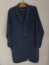 Ancienne blouse de métier, en sergé bleu à martingale  , maître école ou autre