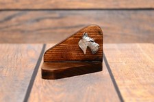 Scottish Terrier 2 - Bougeoir En Bois Avec L'Image D'Un Chien, Art Dog DE