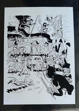 Sérigraphie SPIROU Schwartz