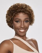 Perruque Naturelle Afro Brun Courte Femme Dentelle Lace Wig 13x1 Bouclée +Cadeau