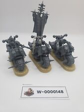 3x Motos Space Marines du Chaos Etat major Warhammer 40K