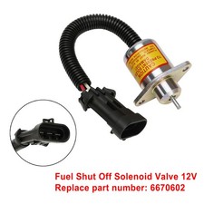 6670602 Solénoïde D'Arrêt De Carburant Pour Chargeur Bobcat 463 553 S70 S100'