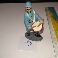 ancienne figurine  plomb - soldat fanfare militaire   [117] - peinture retouchée