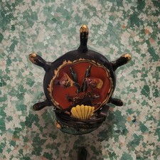 Lampe Veilleuse Deco Ceramique Poisson Coquillage Gouvernail Vallauris