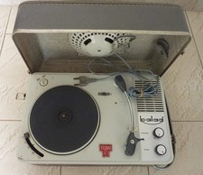ELECTROPHONE TOURNE DISQUE VINTAGE TEPPAZ BALAD FONCTIONNE...