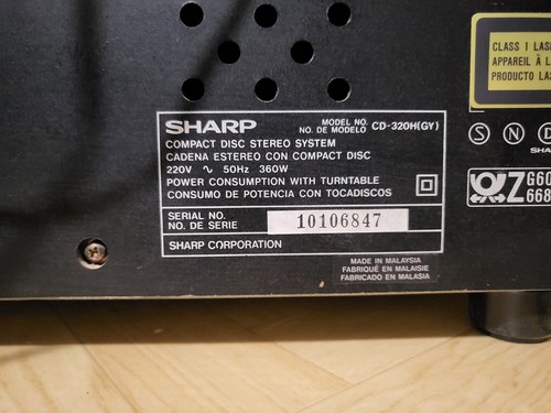Chaine hifi sharp très - sharp, bon