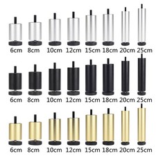 4x pieds de meubles en alliage d'aluminium bricolage pour canapé-lit