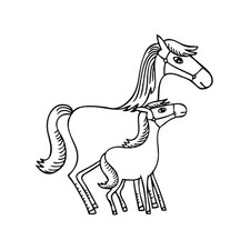 TAMPON BOIS CHEVAUX ALADINE