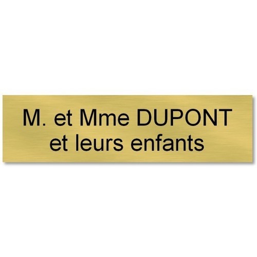 Plaque etiquette autocollante - etiquette,