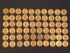 ANCIENS JETONS PORTE CLE HOTEL