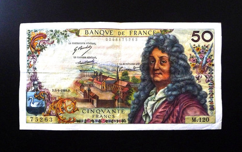 Billet francs racine - de, 50