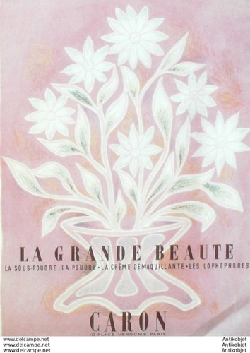 Publicite cosmetique caron - cosmetique,