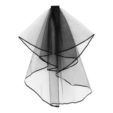 Voile Noir De Mariée Avec