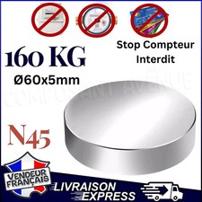 AIMANT NÉODYME ROND 160KG