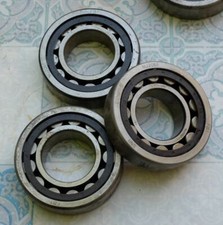3x Roulement à rouleaux cylindriques SNR NU206E FB1 30x62x16 mm. Lot de 3