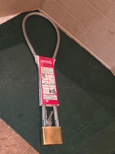 Cadenas sécurité cable - sécurité,