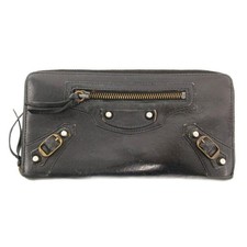 Portefeuille long en cuir