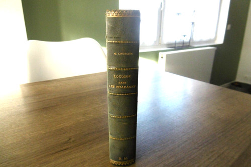 Livre ancien egypte louqsor - egypte,
