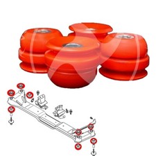 Silentblocs du support boite