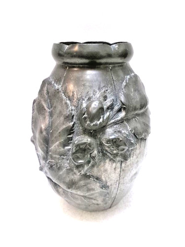 Vase art nouveau étain - vase,