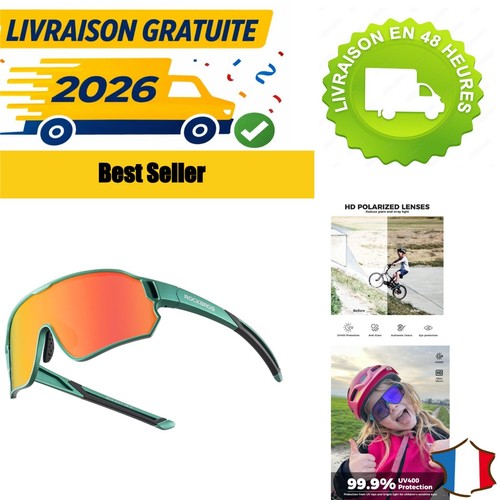 Lunettes vélo enfant rockbros - vélo,