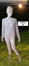 Caroll Taille 42 Superbe  Blouse manches longues femme blanche et noire