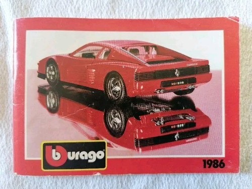 Catalogue burago 1986 - catalogue,