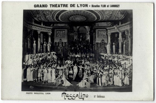 Cpa lyon grand théâtre - -69-,