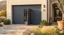 Porte garage sectionnelle avec