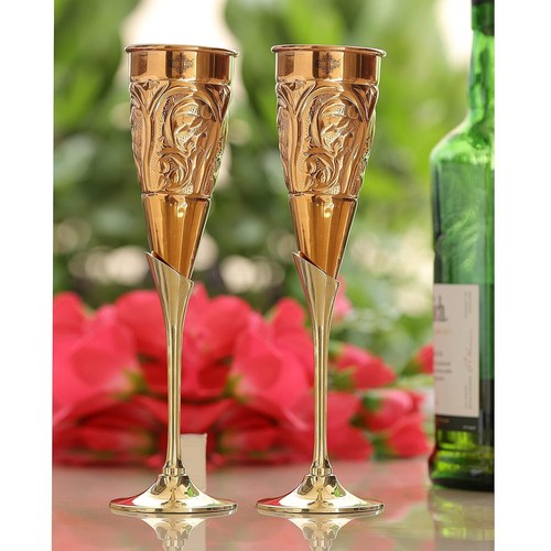 Flûte champagne cuivre - À, en