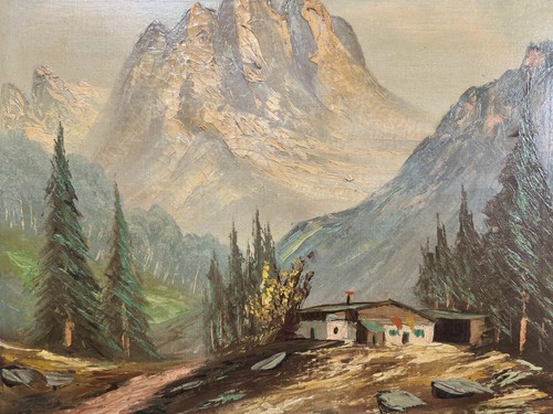 Huile sur toile - , signée