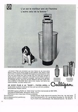 PUBLICITE ADVERTISING 054  1965  CULLIGAN  adoucisseur d'eau