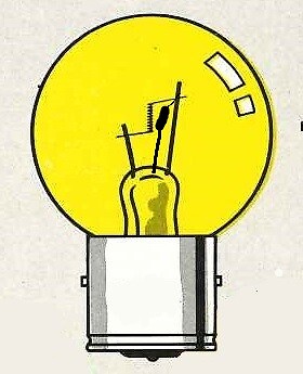Lampe jaune 15w - jaune, 3