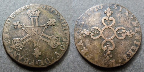 Louis xiv 6 deniers - louis,