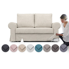 Housse confortable pour lit Backabro 2 places - mélange de cachemire tissu...