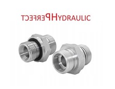 Vis droite hydraulique dans le raccord filetage en pouces BSP UNF ORFS et...